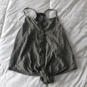 Abercrombie and Fitch Button front tank.